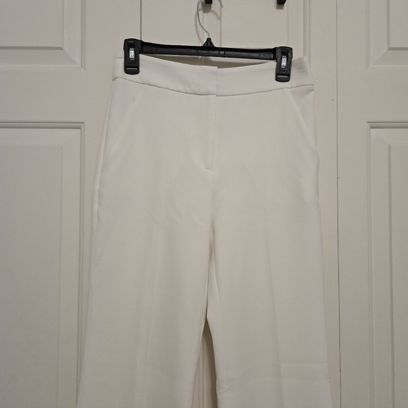 Veronica Beard Tonelli High Rise Wide Leg Trousers In White Size 4 - Picture 2 of 14